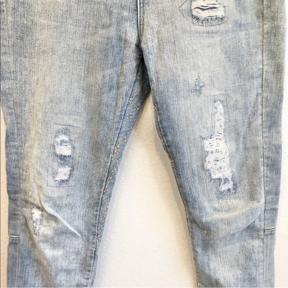 Sass and Bide Diamond Embroidered Jeans Size 27 High Waisted - Picture 2 of 9